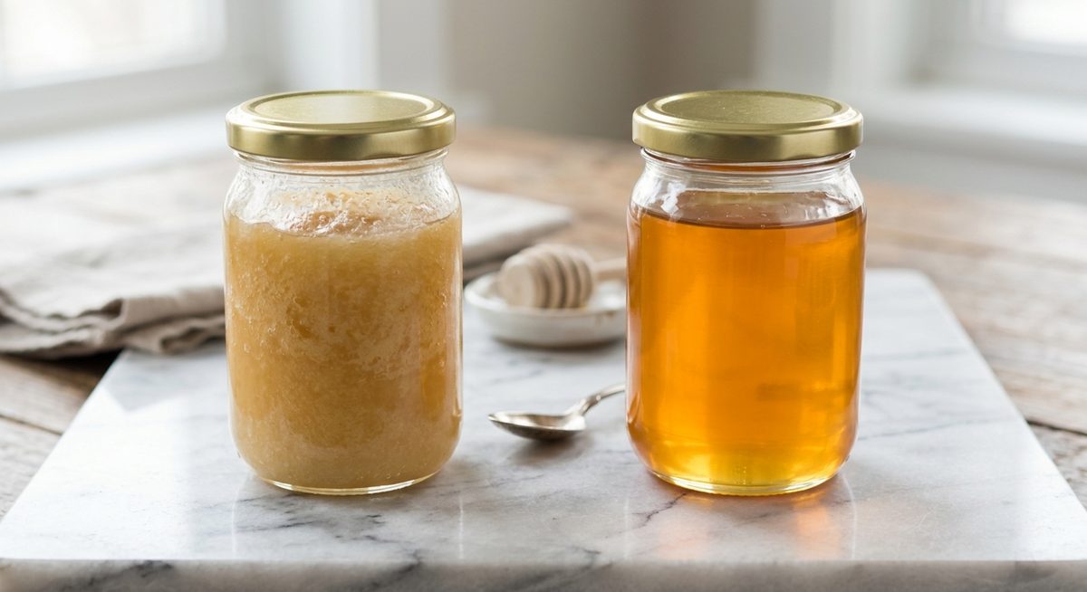 דבש מזויף מול טבעי